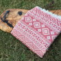 Mijölnir Toalla de playa Fouta Rojo con diseño de alfombra